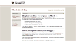 Desktop Screenshot of blog.willamette.edu