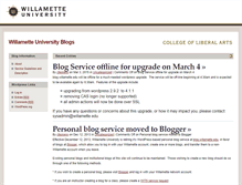 Tablet Screenshot of blog.willamette.edu